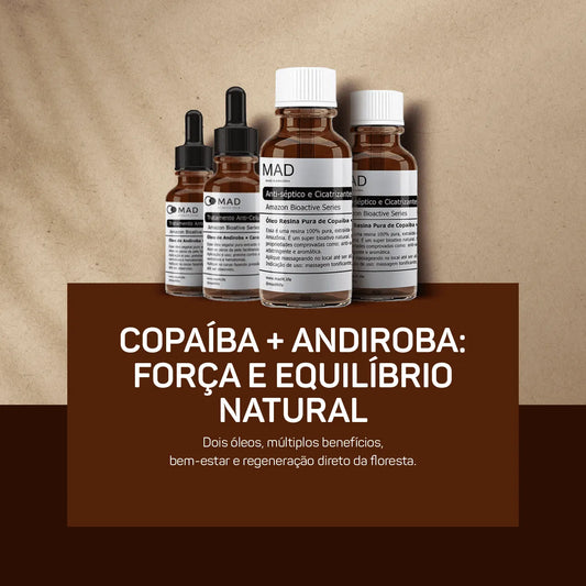 Guia Completo: Copaíba e Andiroba — O Duo da Amazônia para Cuidados Íntimos e Dores Musculares
