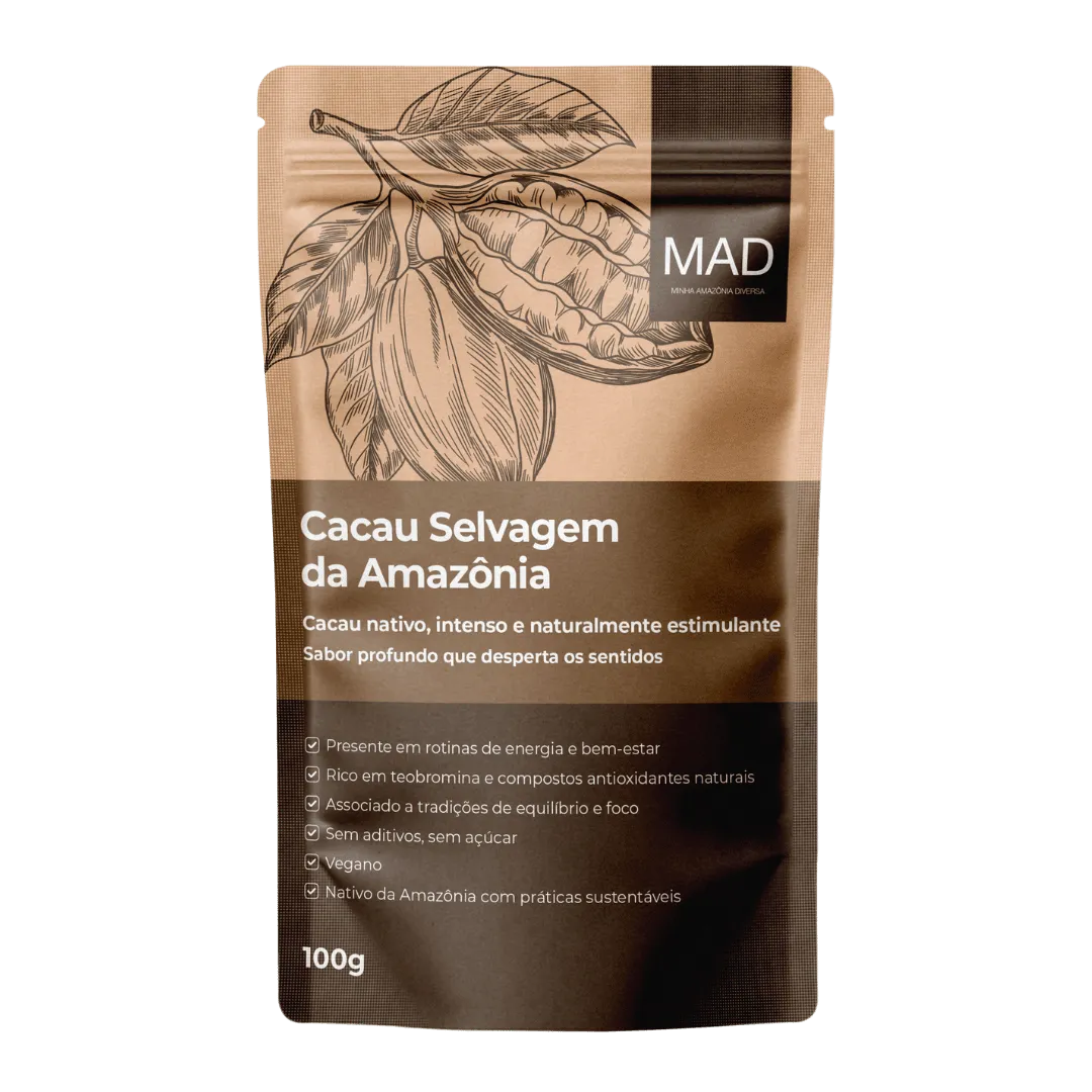 Cacau Selvagem da Amazônia em Pó 100g – MAD