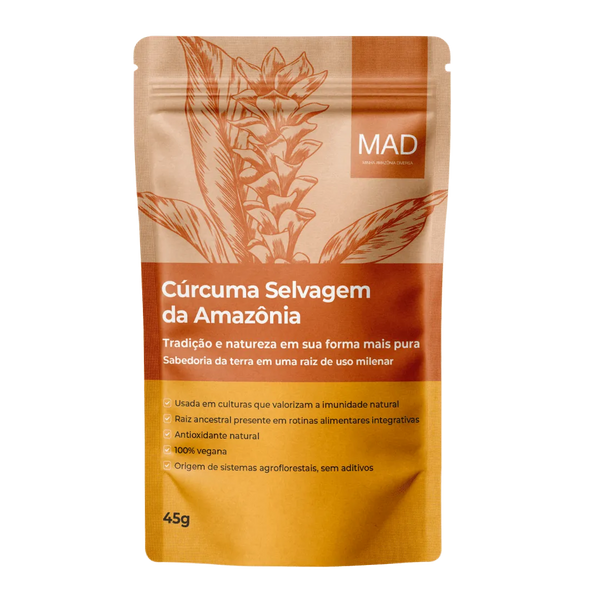 Cúrcuma Selvagem da Amazônia 45g – MAD