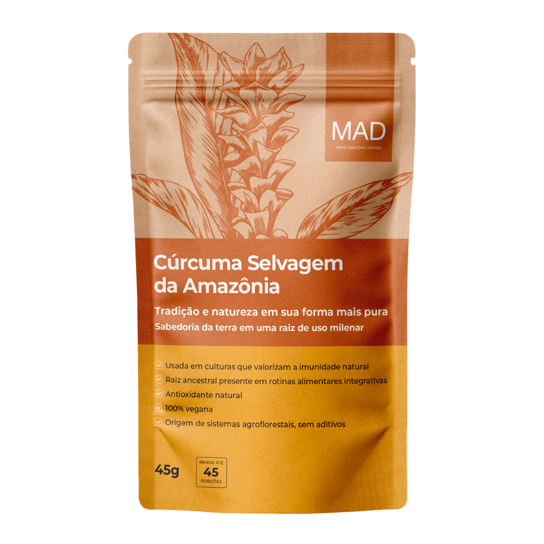 Kit Cúrcuma Selvagem 45g + Gengibre Mangarataia 45g MAD