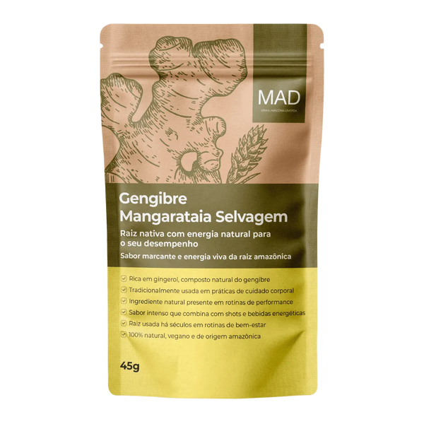 Gengibre Mangarataia Selvagem da Amazônia 45g – MAD
