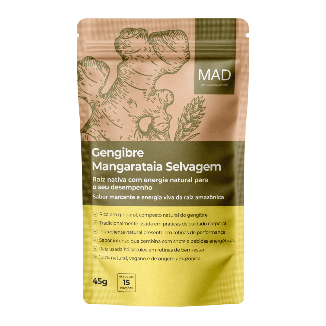 Kit Cúrcuma Selvagem 45g + Gengibre Mangarataia 45g MAD