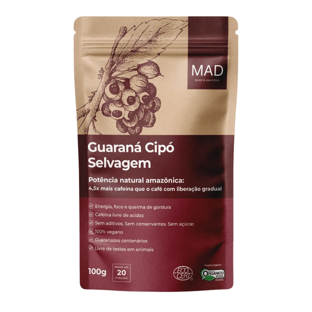 Guaraná Cipó Orgânico 100gr  MAD