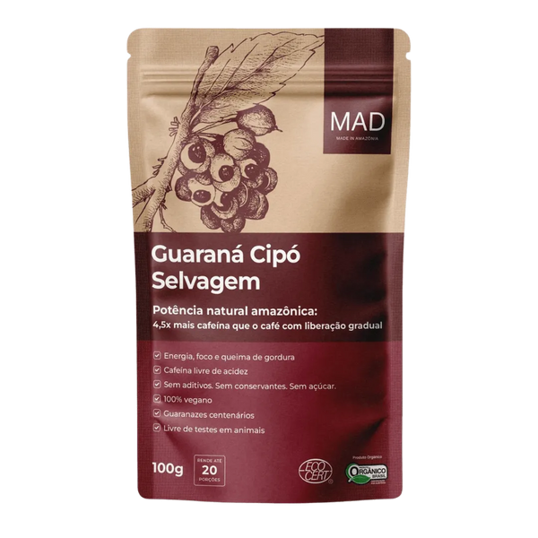 Guaraná Cipó Orgânico 100gr  MAD