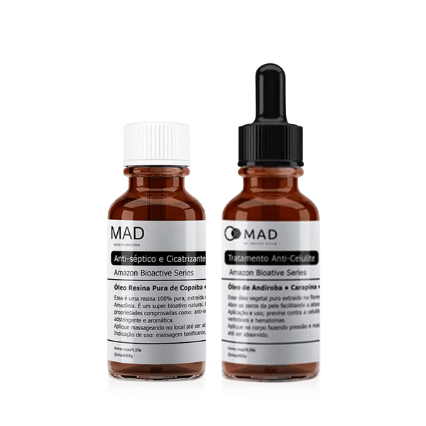 Kit Óleos da Amazônia Copaíba 30ml + Andiroba 30ml - MAD