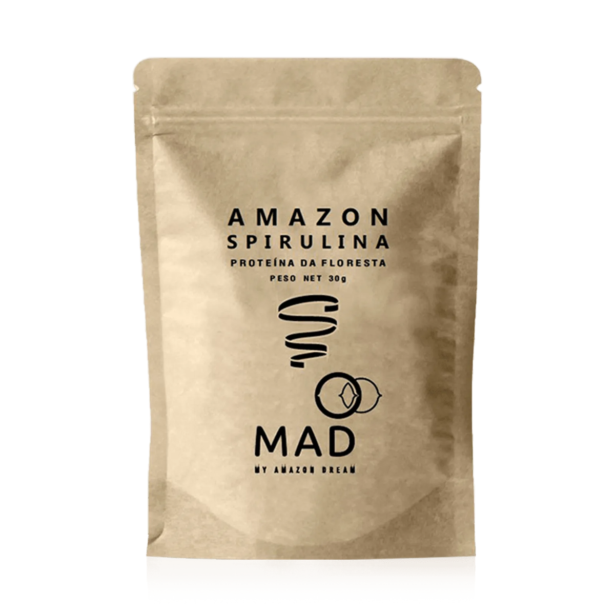 Amazon Spirulina em Flocos 30gr  MAD