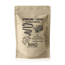 Spirulina com Cacau Selvagem da Amazônia 100g MAD